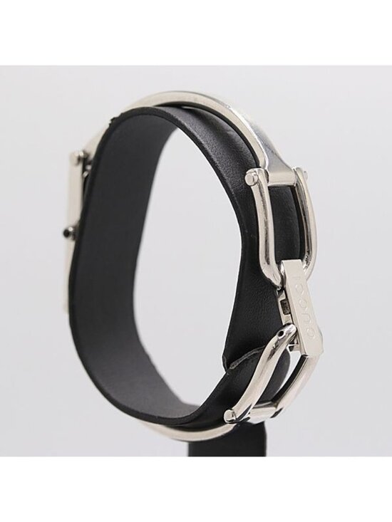 Gucci Bangle Watch SS Quartz Silver Dial